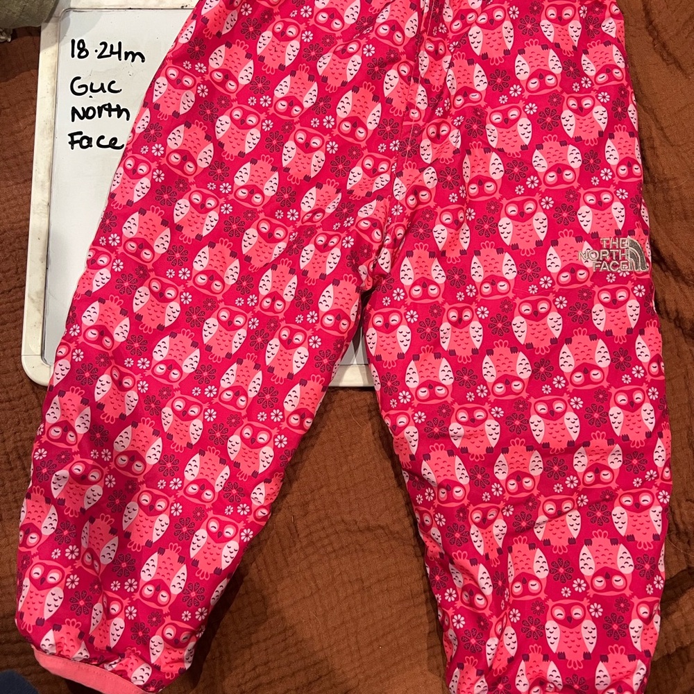 The North Face Pink Owl Patterned Pants